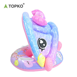 TOPKO mignon dessin animé été extérieur <span class=keywords><strong>piscine</strong></span> siège anneau casquette <span class=keywords><strong>de</strong></span> Protection solaire <span class=keywords><strong>pour</strong></span> enfants natation qualité anneau <span class=keywords><strong>de</strong></span> bain - Product Image 2