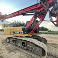 Foreuse rotative sur chenilles SANY SR155 d'occasion pour la construction de fondations et le piegeage de fondations