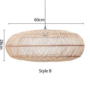 ¡Nuevo diseño! Lámpara colgante de ratán de lujo, para decoración del hogar, restaurante, Hotel - Product Image 5