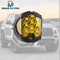 Barre lumineuse de travail LED de 7 pouces, projecteurs, 3 côtés, feux antibrouillard pour route, pour Lada 4x4 4WD ATV voitures, motos, éclairage extérieur automobile