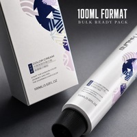 Crème colorante pour cheveux permanente de qualité supérieure à base de plantes sans ammoniaque et sans PPD OEM 100 ml Teinture pour cheveux gris