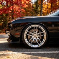 Jantes forgées 6061-T6 Monobloc 5x112 5x114.3 Entièrement polies à rayons Y-Split Concaves Profondes pour BMW Mercedes Audi Porsche OEM Personnalisées