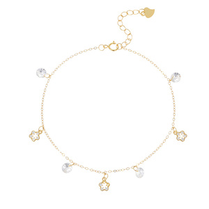 925 <strong>Silver</strong> Jewelry Manufacturer Customized Jewelry Style Design Logo and Color <strong>Anklet</strong> Bracelet Foot Chain <strong>for</strong> <strong>Women</strong> - Product Image 3