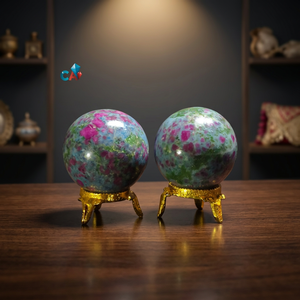 Esfera de Cristal de Cianita Rubí Premium para Meditación Reiki, Decoración Espiritual, Coleccionistas de Gemas, Venta al por Mayor - Product Image 6
