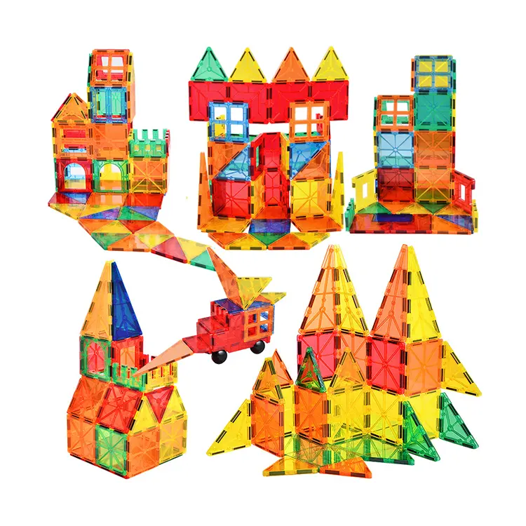 116 Stück Magnetic Bricks Bausteine Set Constructor Games Magnet Designer Magnet fliesen Lernspiel zeug für Kinder