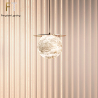 Plafonnier rond en marbre Post-moderne, luminaire décoratif de plafond, idéal pour un salon, une salle à manger, un Bar, une chambre à coucher, un escalier de luxe, un Style nordique