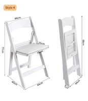 Chaise pliante en plastique très vendue, chaise de banquet, chaise d'extérieur, chaise en résine plastique intégrale, chaise de mariage pratique, chaises de réunion