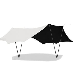 Tente tunnel Feilu 500x600mm en tissu Oxford, portable, installation rapide, forme papillon, équipement de camping extérieur pour 3-4 personnes - Product Image 2