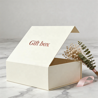 Boîtes en carton écologiques personnalisées avec impression de logo, pour cadeaux, vêtements, cosmétiques, avec fermeture magnétique et ruban, emballage en papier pliable