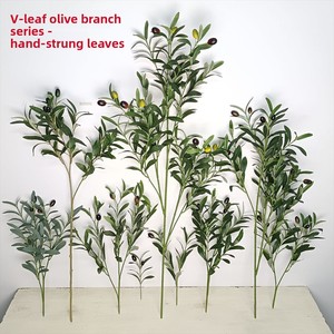 Branches d'<span class=keywords><strong>olivier</strong></span> artificielles, tiges vertes, feuilles d'<span class=keywords><strong>olivier</strong></span> décoratives pour la décoration de la maison, les mariages, les arrangements floraux, vente <span class=keywords><strong>en</strong></span> gros <span class=keywords><strong>en</strong></span> usine - Product Image 1