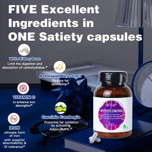 Capsule de brûleur de graisse de supplément de perte de poids d'OEM avec du vinaigre de cidre de pomme pour le métabolisme amplifie les capsules de perte de poids - Product Image 6