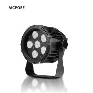 Luz LED Par RGBW a Prueba de Agua del Fabricante, Luz LED Par Mini de 6x12w para Exteriores, Activada por Sonido DMX - Product Image 1