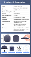 Make Logo Carlinkit 64 Go 128 Go Tbox Plus Android Auto Wireless Ai Box Adapter Car Play Android Box pour Cars Youtube Netflix