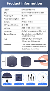 Làm cho logo carlinkit 64GB 128GB Tbox cộng với Android tự động không dây ai Box Adapter xe chơi Android box cho xe ô tô Youtube Netflix - Product Image 6