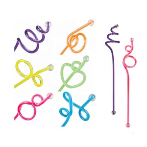 Thả 23cm 28cm sáng tạo nghệ thuật rắn đầy màu sắc sọc Acrylic nghệ thuật thanh sự gian lận gậy - Product Image 5