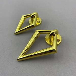 Popular zinco moderno diamante anel livre buracos cromo ouro lida com móveis lidar com cadeira volta guarnição anel - Product Image 2