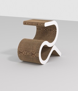 Cuccia per Gatti Moderna Minimalista all'Ingrosso, Tiragraffi a R-Curve in Cartone Ondulato, Letto per Gatti <span class=keywords><strong>di</strong></span> Design, Mobili per Animali Domestici per Gatti <span class=keywords><strong>di</strong></span> Taglia Grande, MOQ Basso - Product Image 2