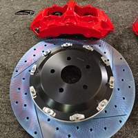 Upgrade sistem rem otomatis GT6 Caliper 6 Pot 355mm-405mm Brake Disc menyesuaikan logo Caliper Kit untuk mercedes-benz ML350 BMW E38