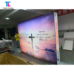 Gran oferta, caja de luz SEG Booth, marcos de tela de silicona de aluminio, sistema de exposición con luz LED publicitaria para ferias comerciales - Product Image 5