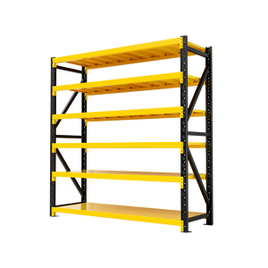 Pabrik 6-lapisan bolless rak dapat disesuaikan 300kg korosi dilindungi garasi gudang tugas berat rak & rak industri - Product Image 1