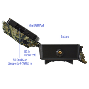 Cámara de Vigilancia con Detección de Movimiento LED, Control Remoto por Aplicación GPRS, Alcance PIR de 20 m, Tarjeta SD de 57 Piezas, 2.0 Pulgadas, 20 Metros, Ce/fcc/rohs, Enfoque Fijo - Product Image 5