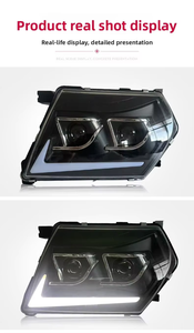 อัพเกรดไฟหน้า LED สำหรับ Nissan Patrol Y61 ปี 1999-2003 พร้อมไฟวิ่งกลางวัน DRL ไฟเลี้ยว เลนส์เลเซอร์ ชุดไฟหน้าคู่ - Product Image 6
