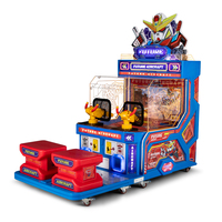 Machine de jeu d'arcade à monnayeur pour enfants, tir à l'eau avec balles d'avion, jeu de tir à l'eau pour 2 joueurs, à vendre