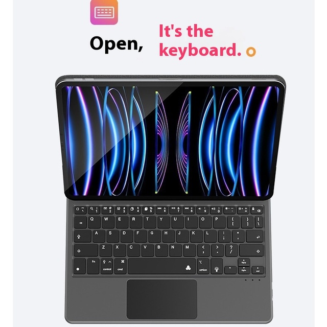 Magic Keyboard Protective Cover Wireless Suspension Magnetic Keyboard for Laptop iPad Air6/12.9/10.9