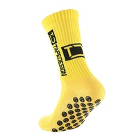 Chaussettes de sport professionnelles en coton antidérapantes à pois, respirantes, tricotées pour l'automne, ODM