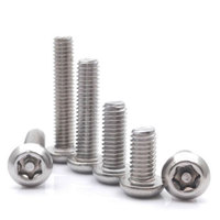OEM kustom A286 18-8 baja nirkarat AISI304 316 ANSI304 316 ASTM A193 Torx segitiga baut keamanan kepala antimaling baut