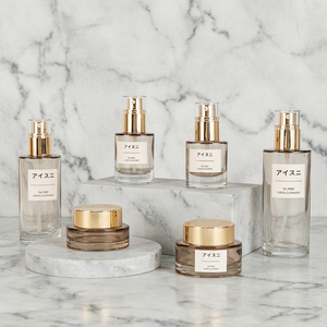 Envases de Vidrio Ovalados de 30 ml para Cosméticos, Directo de Fábrica, para Suero, Tónico y Loción para el Cuidado de la Piel - Product Image 1