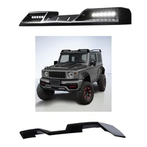 Suzuki Jimny To G63 Wald Style Offroad Exterior Accessories Body Kit For Jimny JB74/64 2019- 2023 Car Bumper Roof Spoiler 2Parts