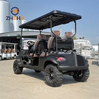 Voiturette de golf électrique à prix abordable, buggy des dunes chinois, batteries lithium/plomb-acide 72 volts certifiées CE, 3-4 places, autonomie 90 km
