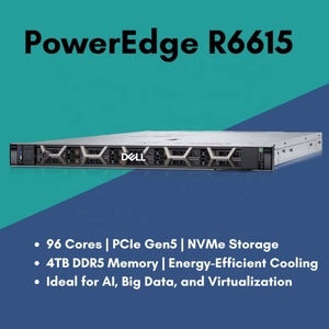สำหรับเซิร์ฟเวอร์ Dell PowerEdge R6625 R6525 ประสิทธิภาพสูงแบบ 1U Rack รองรับโปรเซสเซอร์ AMD EPYC คู่ ใหม่ สำหรับองค์กร พร้อมสต็อกข้อมูล - Product Image 3