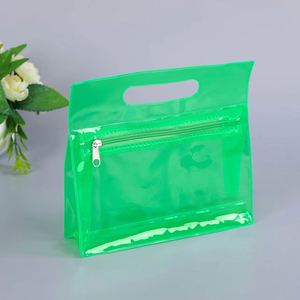 Factory Direct Custom PVC Zipper Makeup Bag Large Capacity <b>Travel</b> Cosmetic Pouch Mini Transparent <b>Handbag</b> Organizer Wholesale - Product Image 4