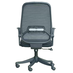 Chaise inclinable pivotante moderne à dossier haut Mobilier de bureau de qualité avec accoudoirs ergonomiques réglables Chaise de travail bon marché en tissu maillé - Product Image 4