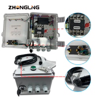 Boîtier de commande ATS à double alimentation 380V/4P 220V/2P Démarrage automatique en fer 5KW-20KW pour petits générateurs essence/diesel Zhongling