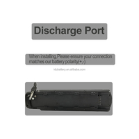 Batterie de vélo électrique 48v 17.5ah 20ah Polly, Astonic EARTH AIR REX T-REX Extended Breeze Special E250 36v Accu Ostrichoo Nero