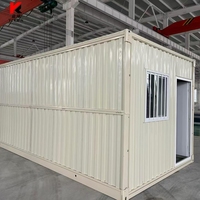 Installation rapide de maisons préfabriquées en acier de type X pour logements temporaires