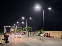 Lámpara LED Solar Integrada de Alta Resistencia de Aluminio de 200LM/W, de 30W a 120W, para Proyectos de Carreteras y Uso Urbano, Ventas Anuales de Más de 100K