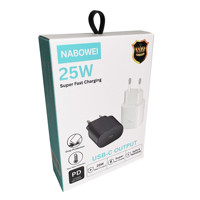 Adaptateur Type-C de bonne qualité, chargeurs USB C super rapides PD 25W pour Samsung Galaxy S26 S25, pour iPhone 18 17 16, adaptateur d'alimentation USB-C