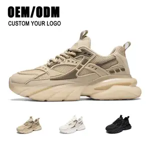 New Design Men's Shoes-sports Sneakers Comfort Chunky Shoes Walking Shoe Fashion Trend Men Casual Sneakers