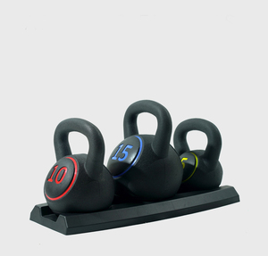Custom Logo Krachttraining 6Kg 8Kg 16Kg 32Kg Premium Rubber Gecoat Logo Gym Kettlebells Voor Fitness - Product Image 6