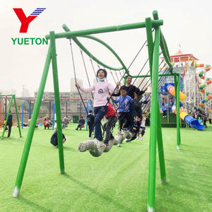 Parc d'attractions pour enfants en plein air Marée extrême <span class=keywords><strong>Pendule</strong></span> Jouer Carnaval Ride Set Cocowave Corde Swing pour enfants adultes - Product Image 1