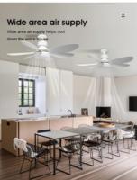 Ventilateur de plafond LED 30W avec douille E26, kit de lampe 2-en-1 avec télécommande pour usage domestique et commercial