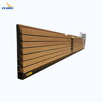Banc durable de planche de bois dur pour la tribune de terrain de jeu d'école et les supports escamotables
