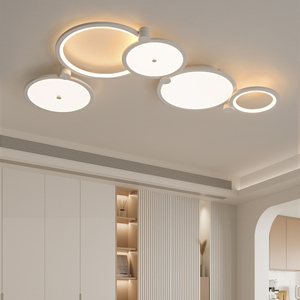 Tự làm hình dạng nhà thông minh Đèn LED Đèn xoay với điều khiển từ xa chức năng bộ nhớ Đèn chùm hiện đại - Product Image 3