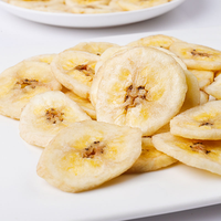 Vente en gros de tranches de banane séchées de haute qualité, fabrication en usine, vente chaude