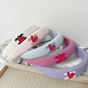 Diadema de Diseño Simple con Letras, Estilo Coreano Versátil, Color Caramelo Sólido, Diadema Ancha de Corona Alta, Nuevo Estilo, Diadema para el Cabello para Exteriores - Product Image 5