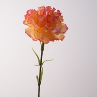 Li031 – Nouvelle fleur artificielle d'œillet unique au toucher réel, faite à la main, longue durée, pour Pâques, Noël, le Nouvel An et la Fête des Mères